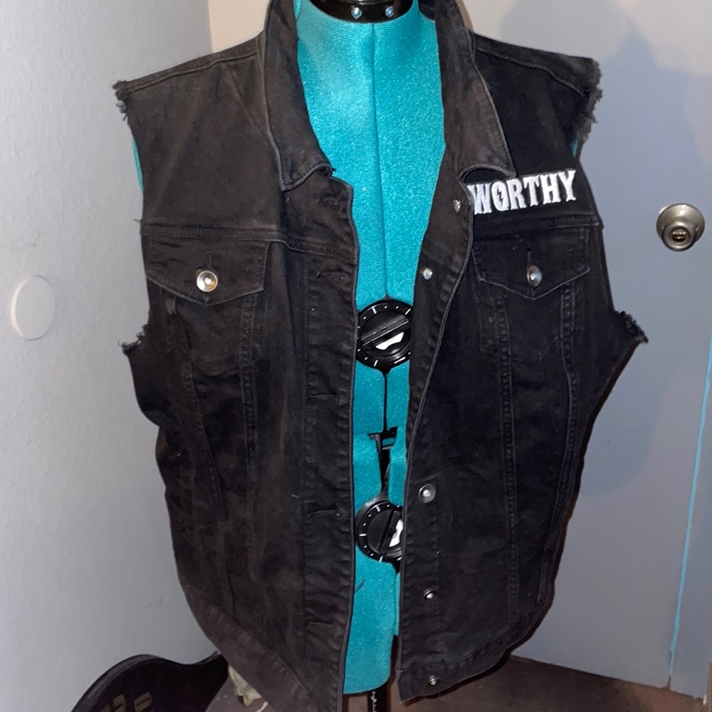 Her Universe Thor God of Thunder Denim vest